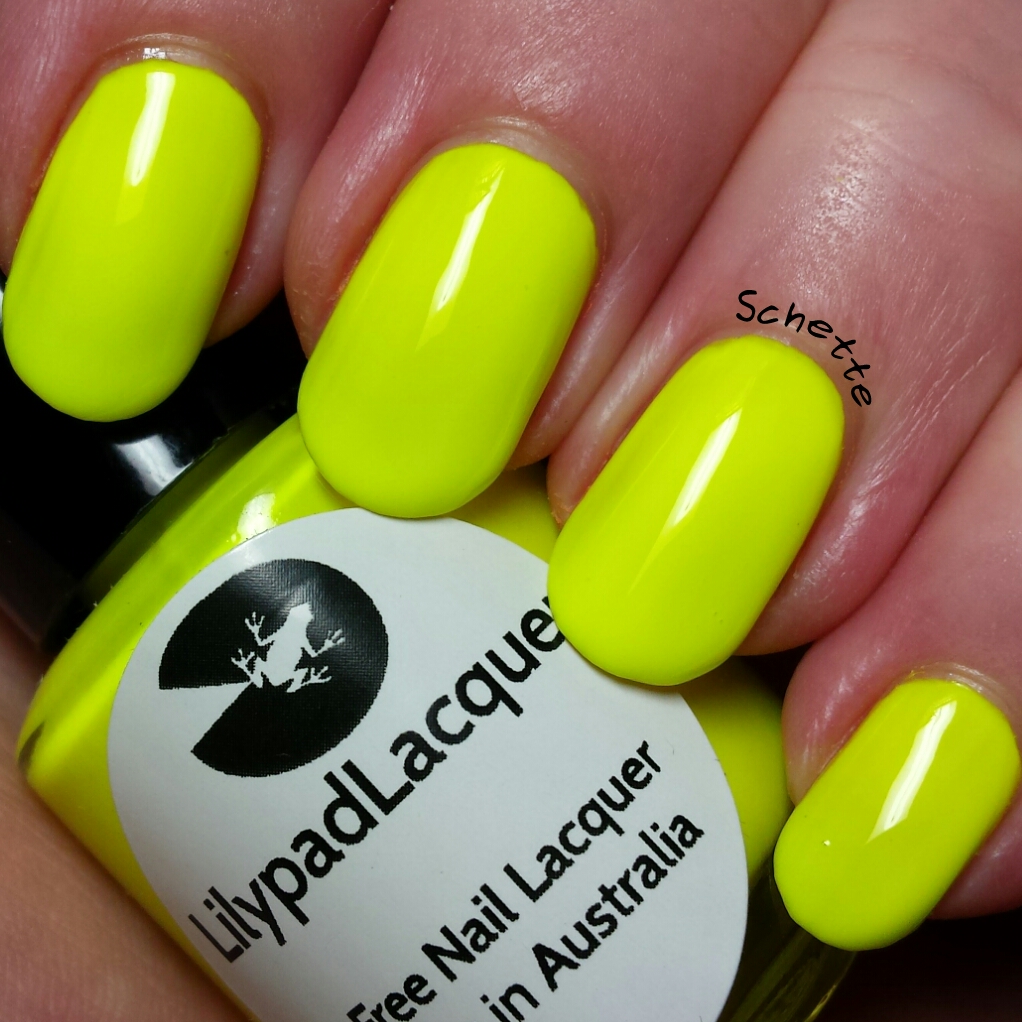 Les Vernis Lilypad Lacquer Lemon Sundae, Orange Sundae, Lime Sundae and Spearmint Sundae