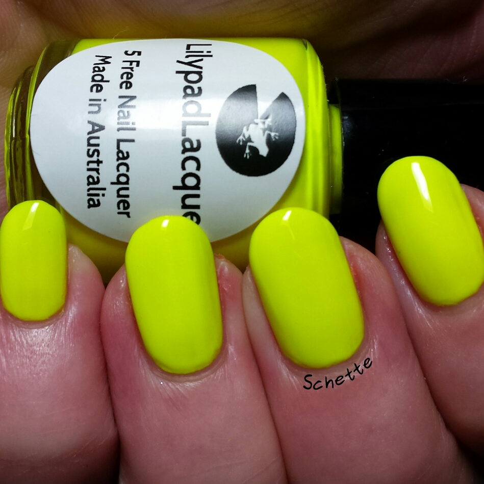 Les Vernis Lilypad Lacquer Lemon Sundae, Orange Sundae, Lime Sundae and Spearmint Sundae