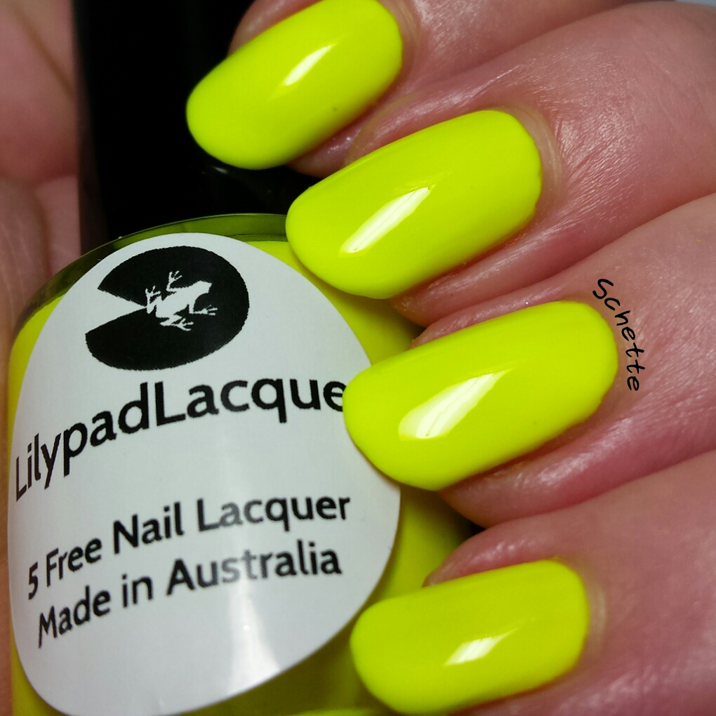 Les Vernis Lilypad Lacquer Lemon Sundae, Orange Sundae, Lime Sundae and Spearmint Sundae