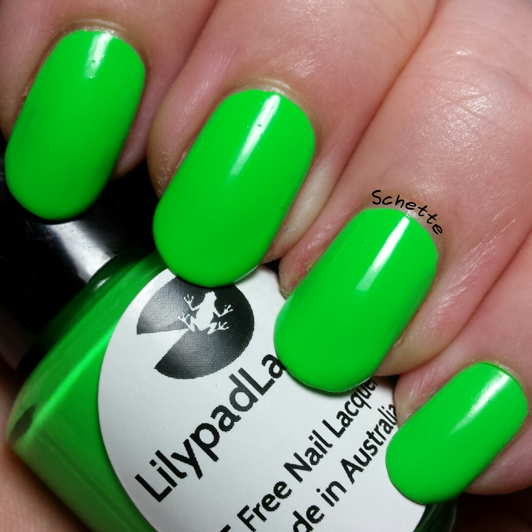 Les Vernis Lilypad Lacquer Lemon Sundae, Orange Sundae, Lime Sundae and Spearmint Sundae