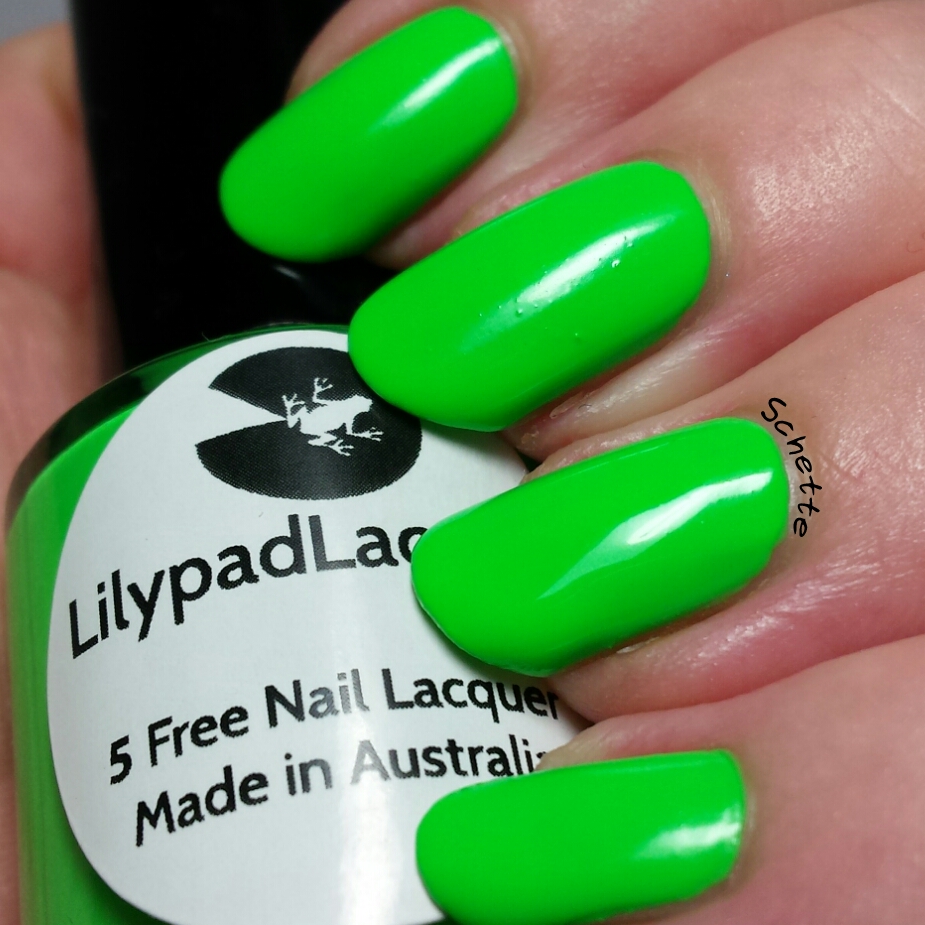 Les Vernis Lilypad Lacquer Lemon Sundae, Orange Sundae, Lime Sundae and Spearmint Sundae