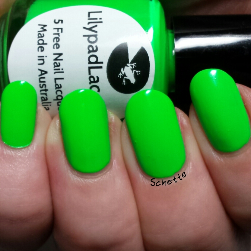 Les Vernis Lilypad Lacquer Lemon Sundae, Orange Sundae, Lime Sundae and Spearmint Sundae