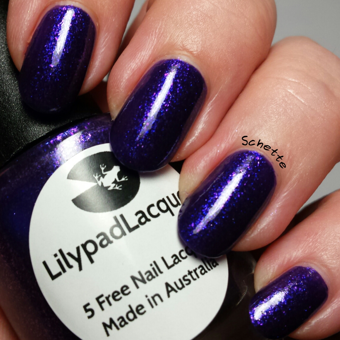 Lilypad Lacquer - Purple Diamonds