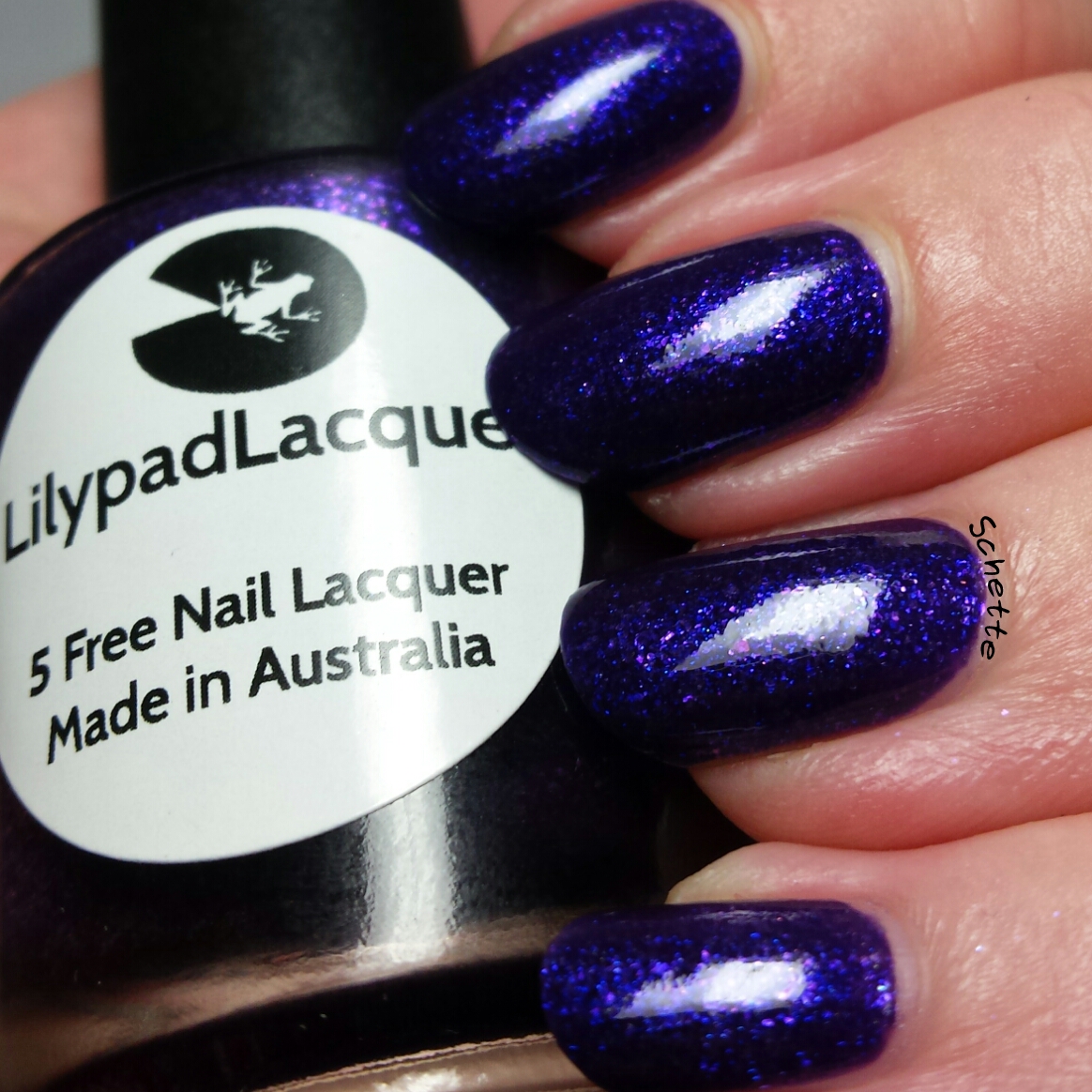 Lilypad Lacquer - Purple Diamonds