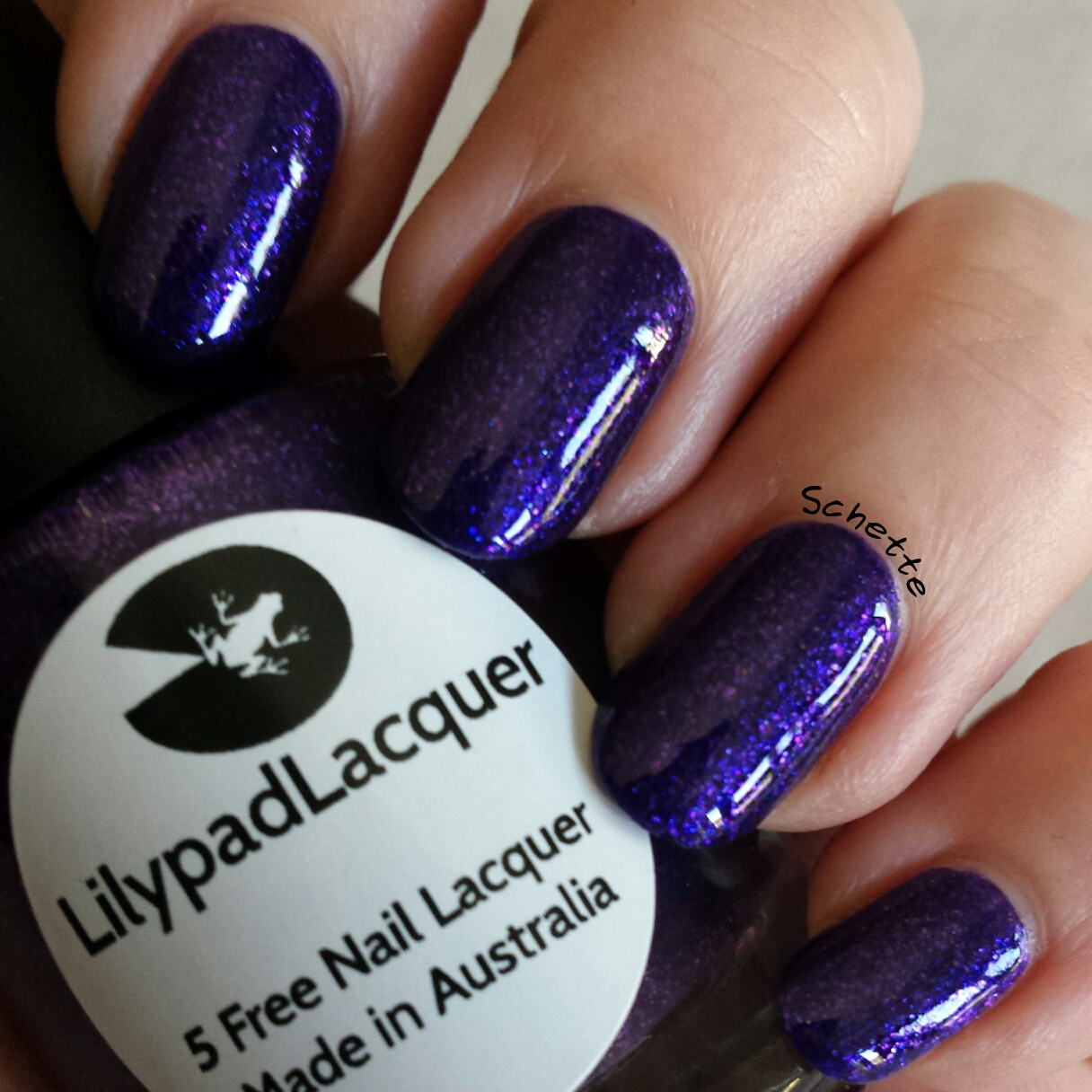 Lilypad Lacquer - Purple Diamonds