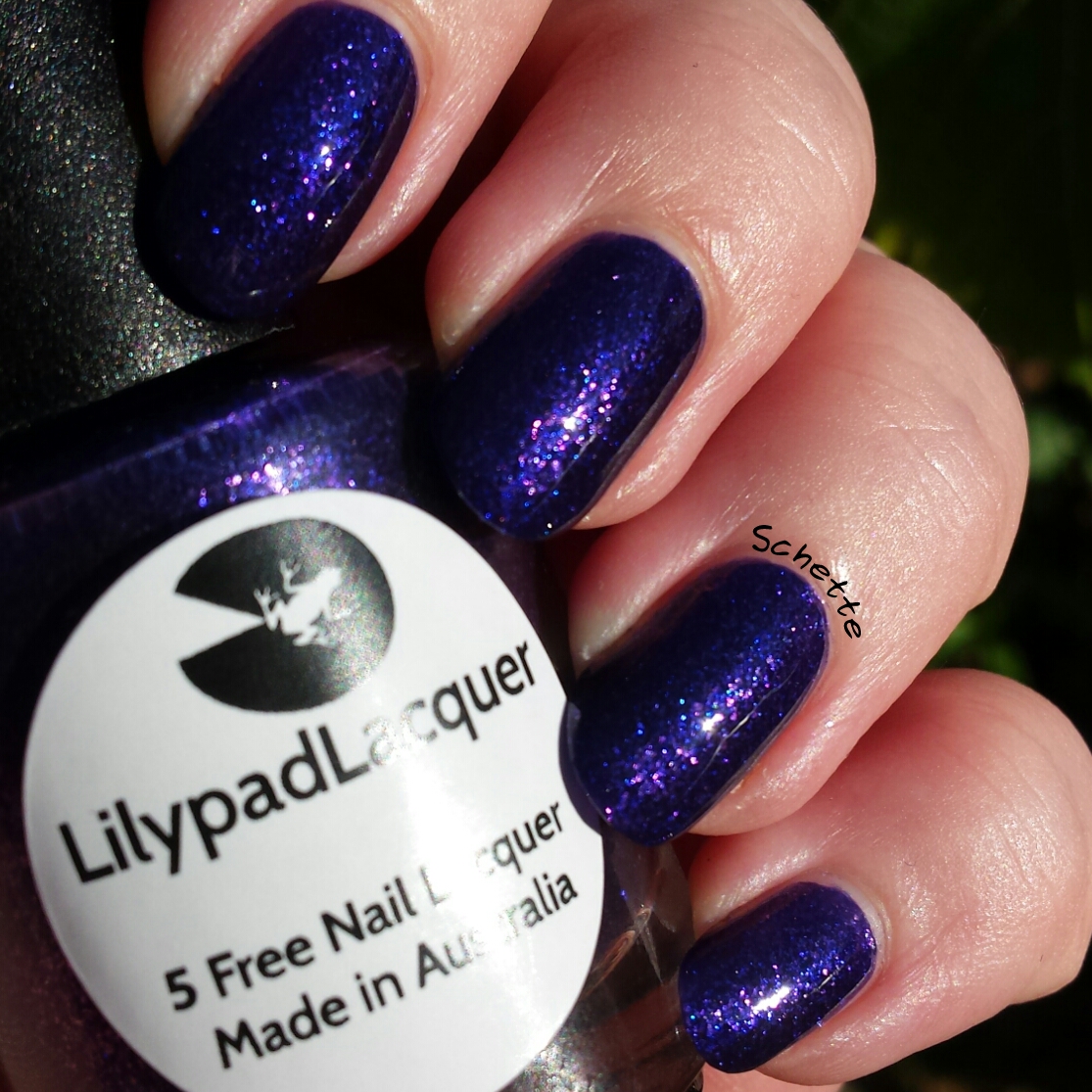 Lilypad Lacquer - Purple Diamonds