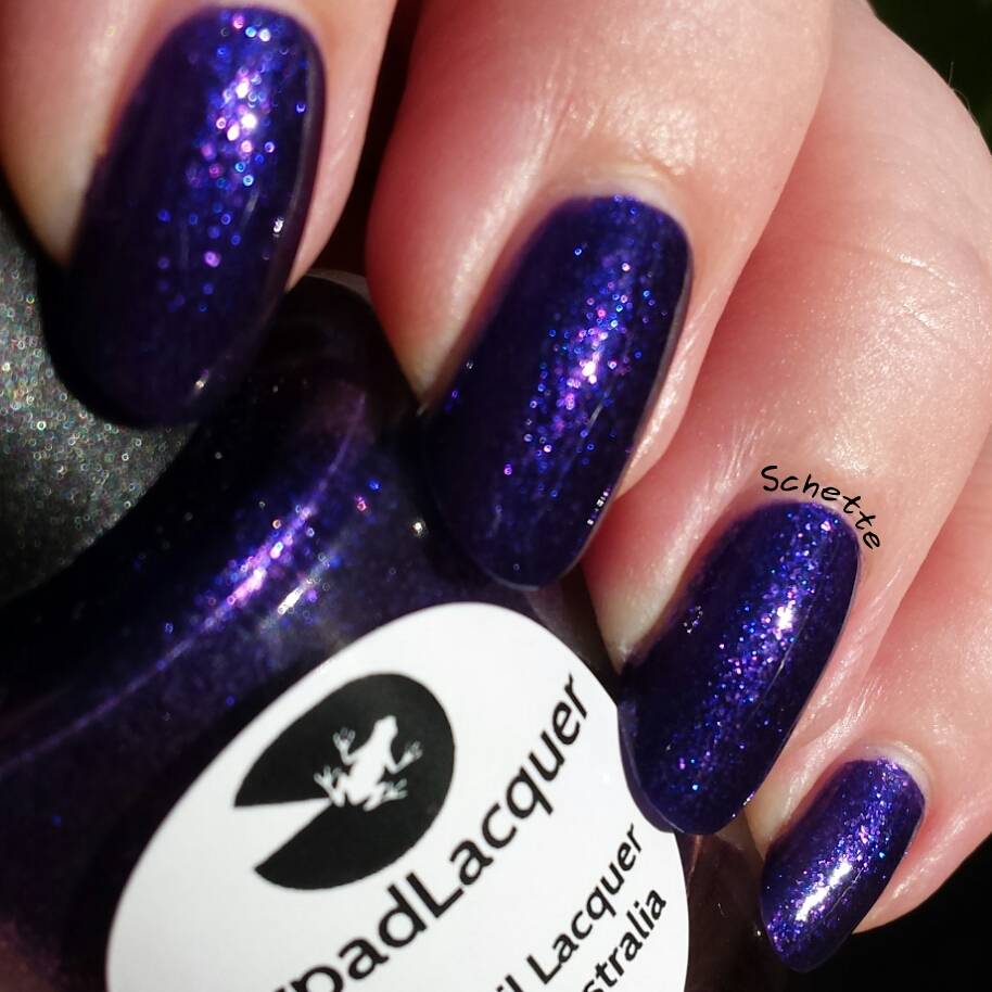 Lilypad Lacquer - Purple Diamonds