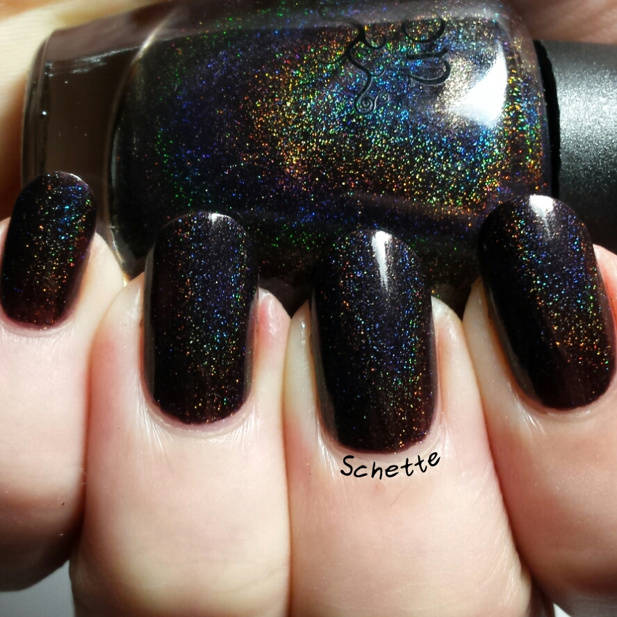 NailNation 3000 - Caf au lait, enigmatic & holo, it's a holo state of mind, restless nights 