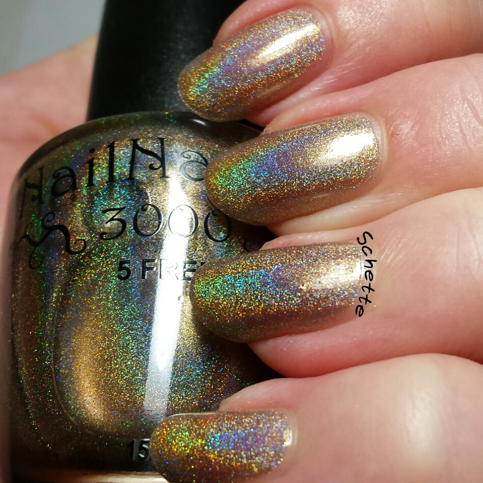 NailNation 3000 - Caf au lait, enigmatic & holo, it's a holo state of mind, restless nights 