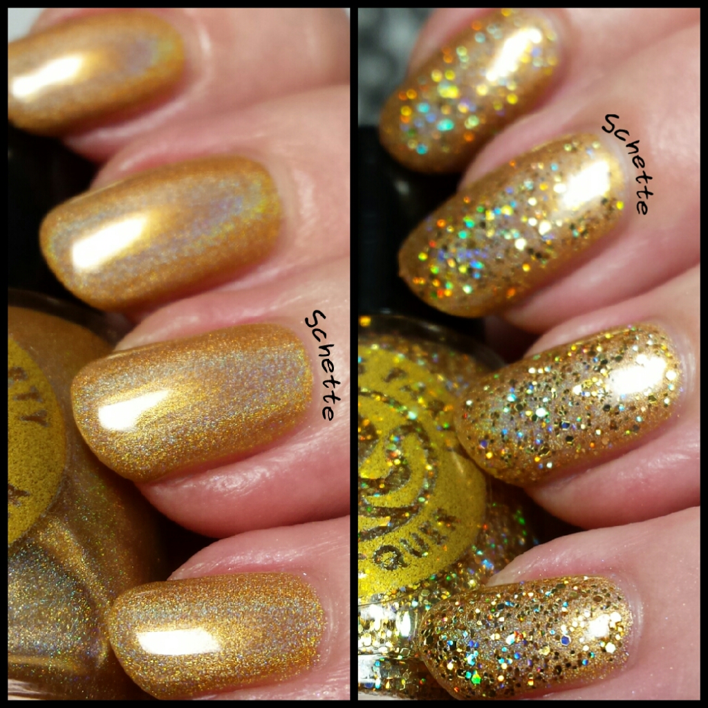 Les vernis Octopus Party Nail Lacquer The Gold Crush Duo 