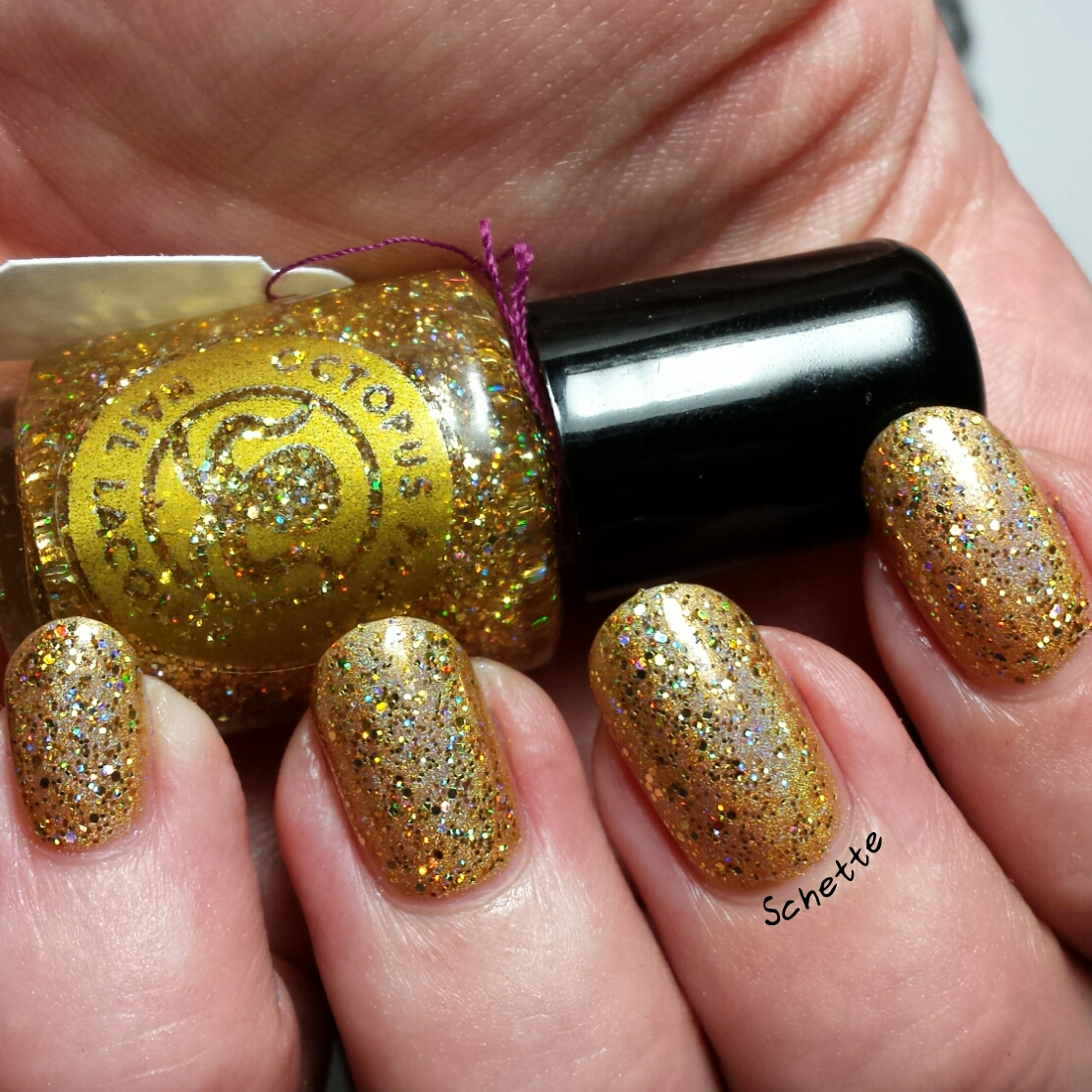 Les vernis Octopus Party Nail Lacquer The Gold Crush Duo 