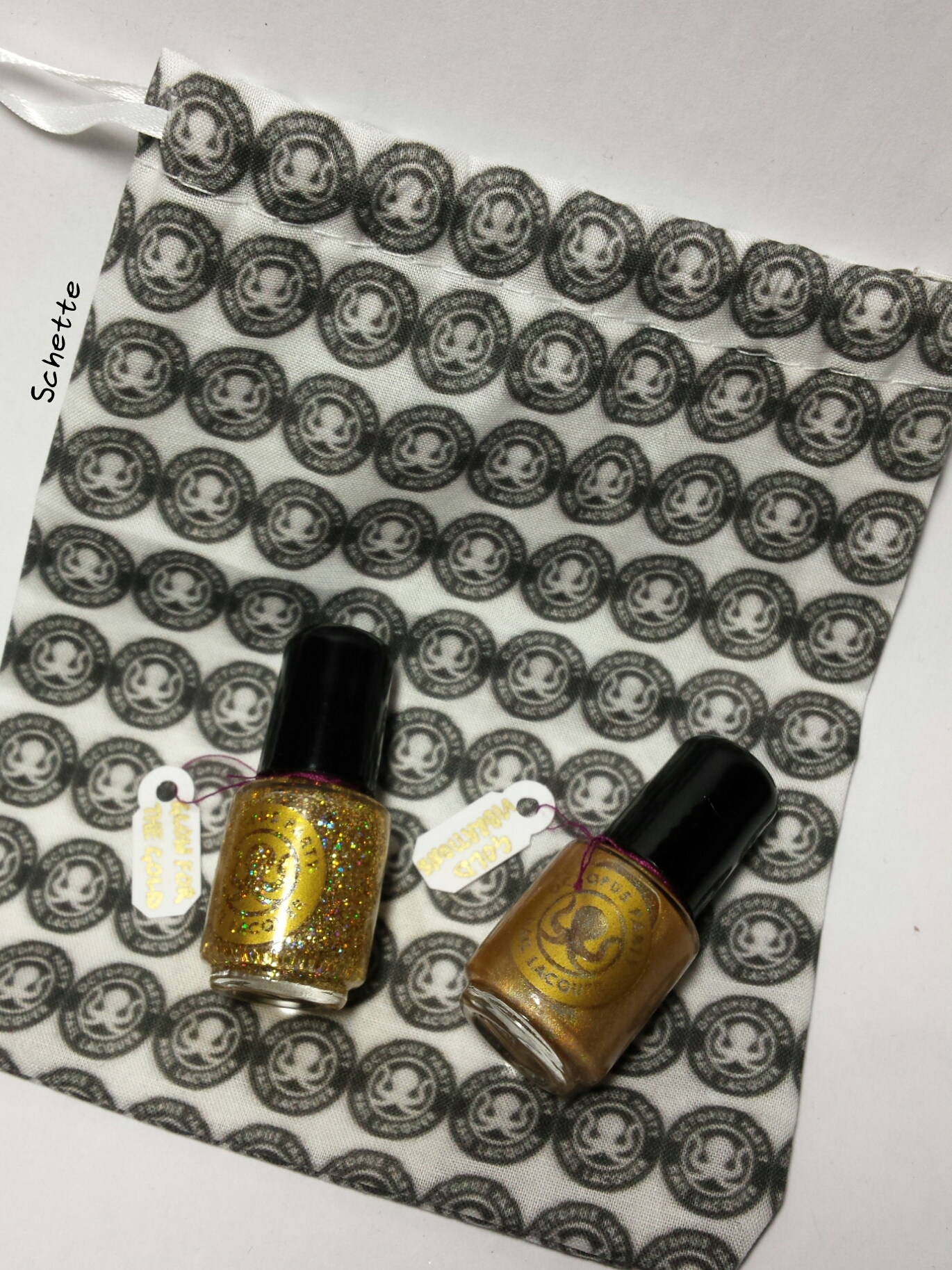Les vernis Octopus Party Nail Lacquer The Gold Crush Duo 