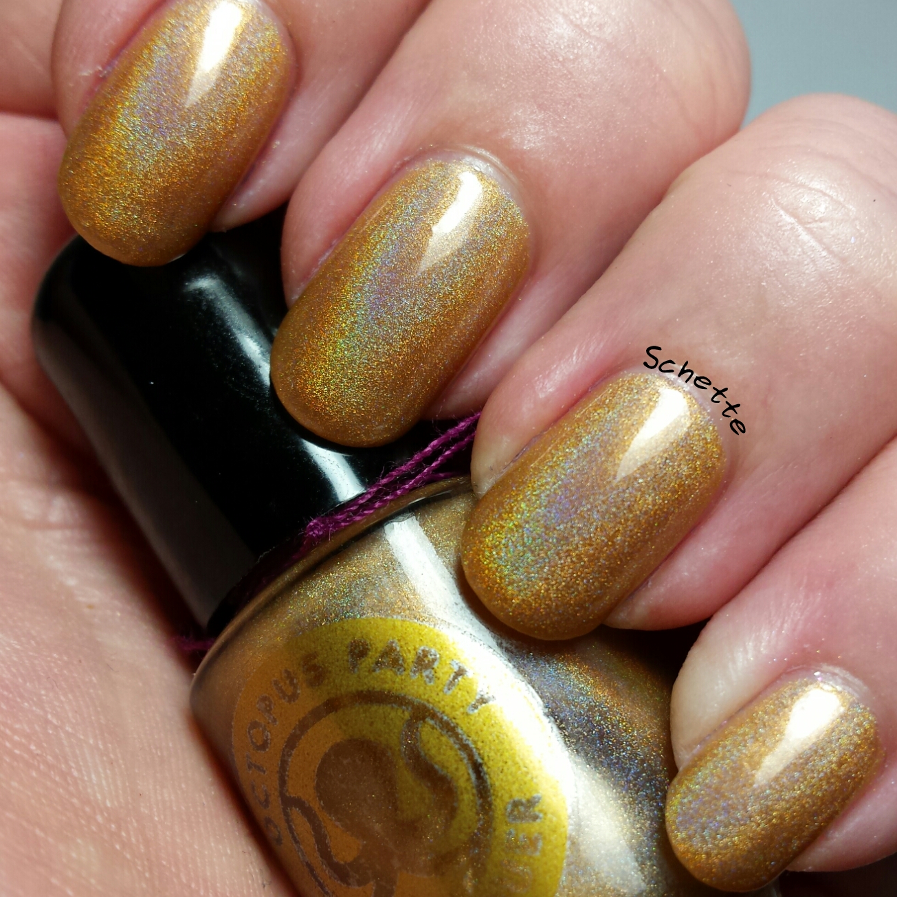 Les vernis Octopus Party Nail Lacquer The Gold Crush Duo 