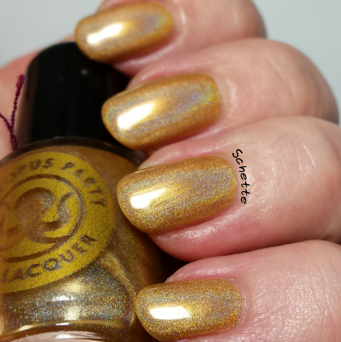 Les vernis Octopus Party Nail Lacquer The Gold Crush Duo 