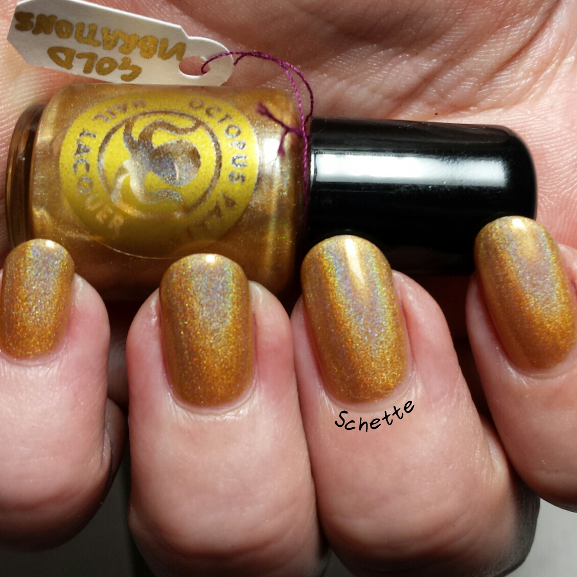 Les vernis Octopus Party Nail Lacquer The Gold Crush Duo 