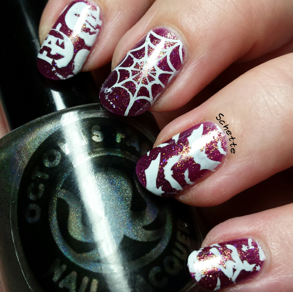 Les vernis Octopus Party Nail Lacquer Phantom et Witches get Stitches 