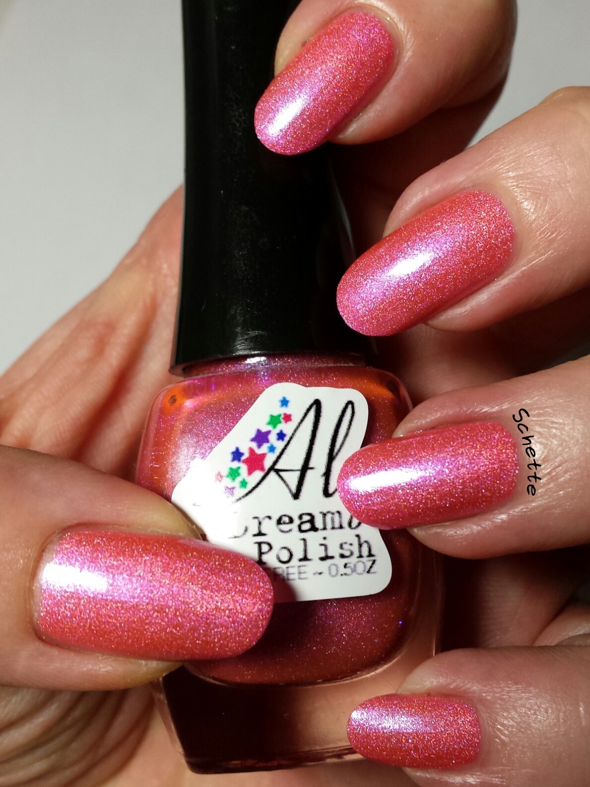 Le vernis Aly's Dream Pink Berry - Holo Grail Box Mars 2014