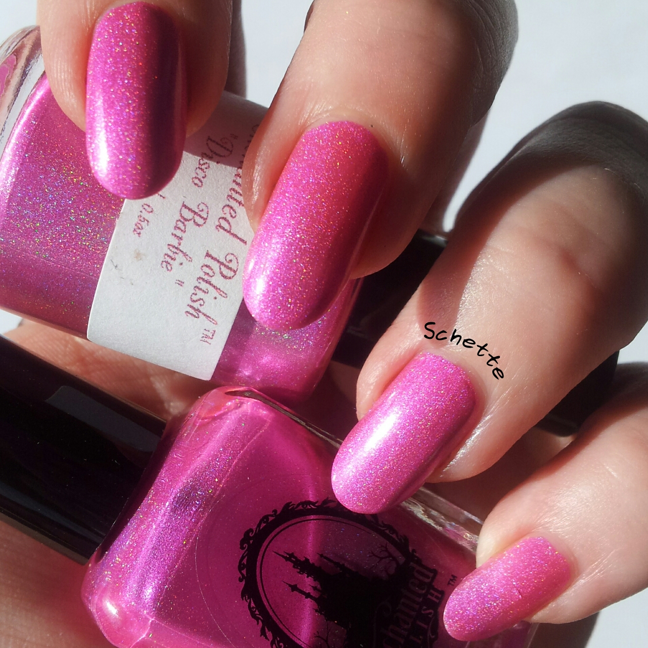 Le vernis Enchanted Polish - Disco Babie - Comparaison old / new