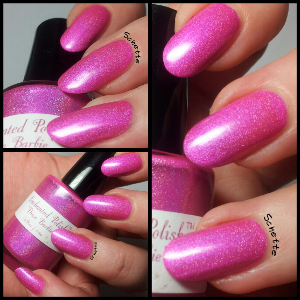 Le vernis Enchanted Polish - Disco Babie - Comparaison old / new