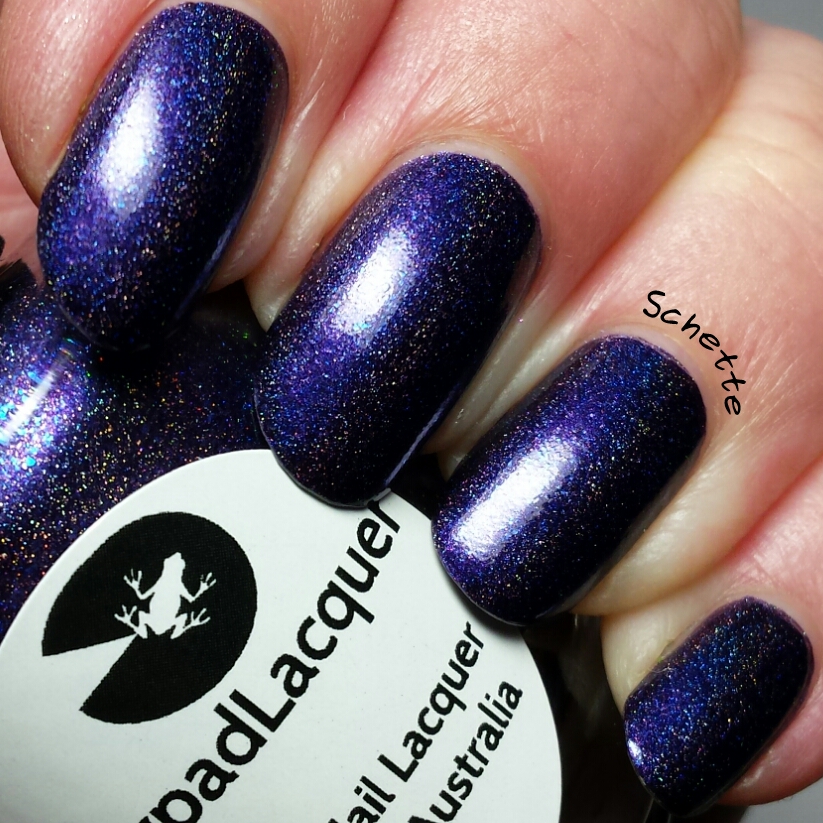 Le vernis exclusif Lilypad Lacquer Sally Magpies - Parma Violet