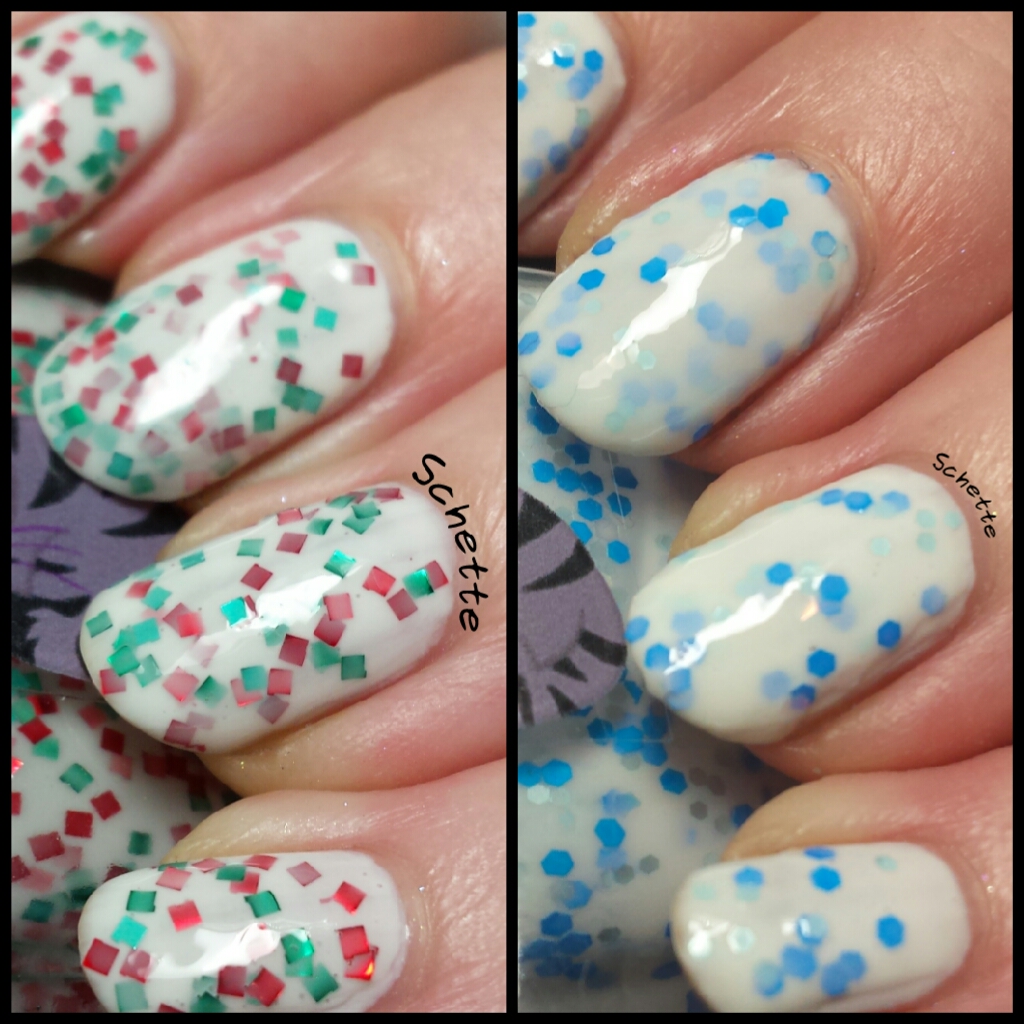 Eat Sleep Polish : Blue Satin Sashes, Jingle Bits