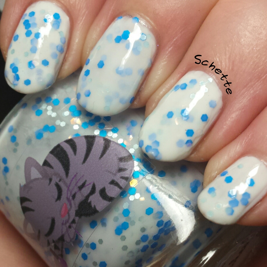 Eat Sleep Polish : Blue Satin Sashes, Jingle Bits