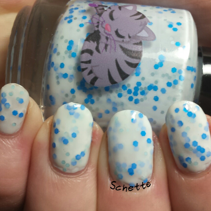 Eat Sleep Polish : Blue Satin Sashes, Jingle Bits