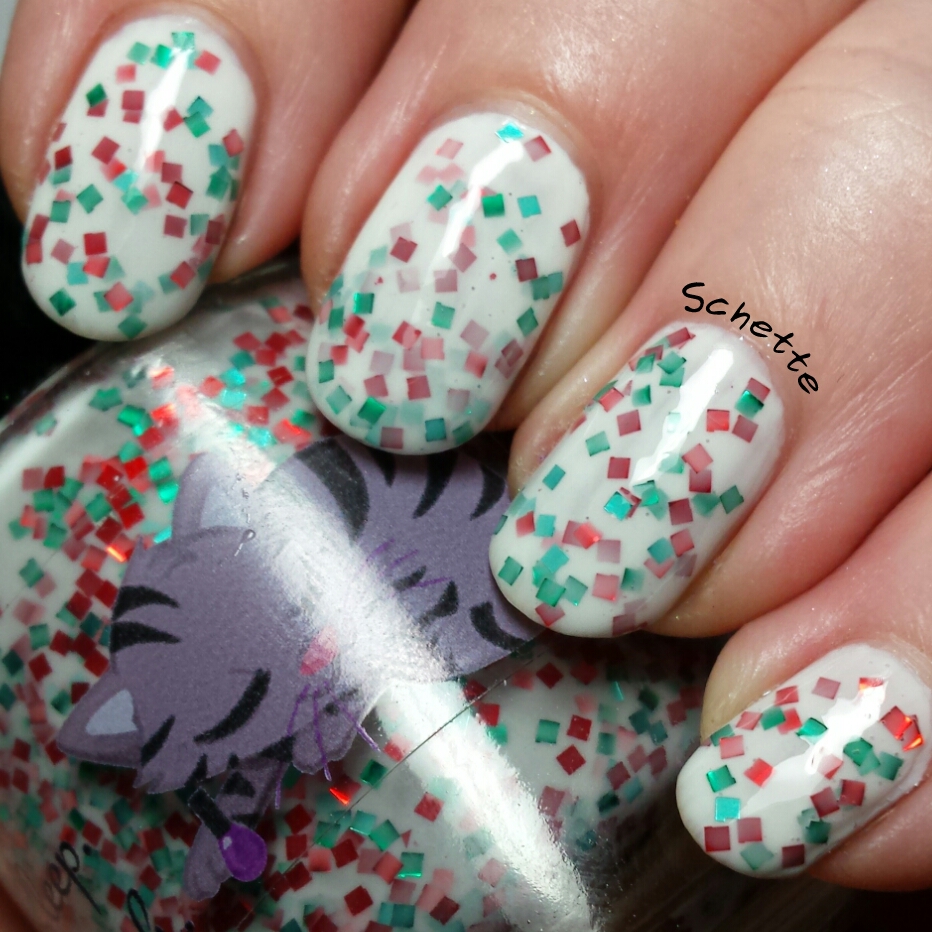 Eat Sleep Polish : Blue Satin Sashes, Jingle Bits