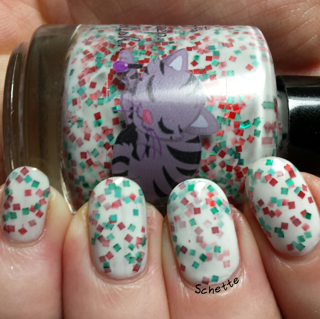 Eat Sleep Polish : Blue Satin Sashes, Jingle Bits