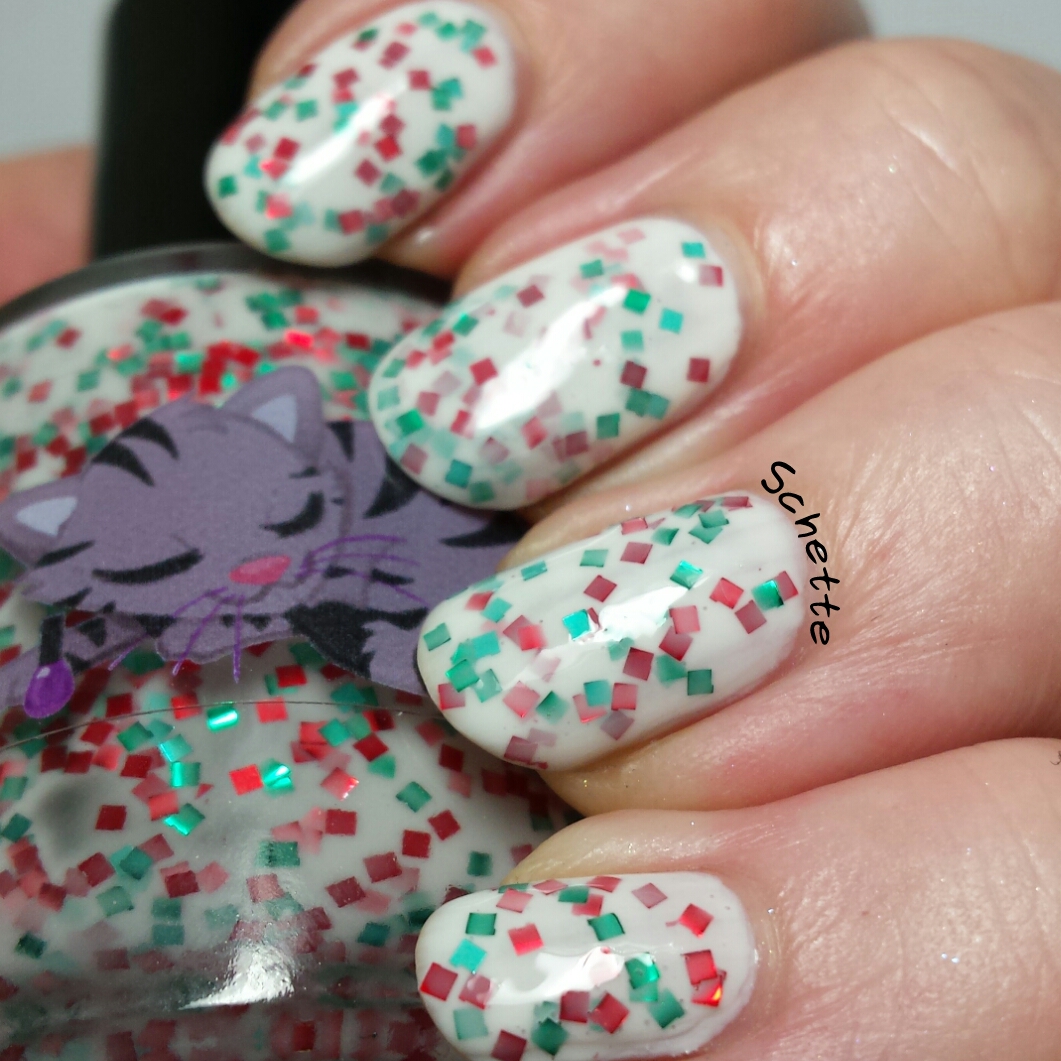 Eat Sleep Polish : Blue Satin Sashes, Jingle Bits
