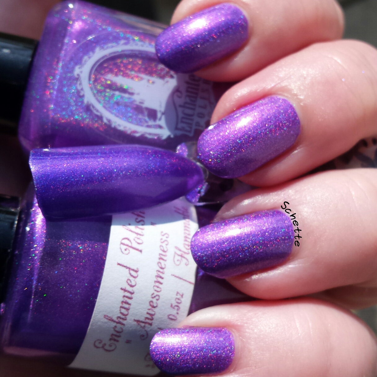 Enchanted Polish Awesomeness - Comparison Fatty / Skiny / Square