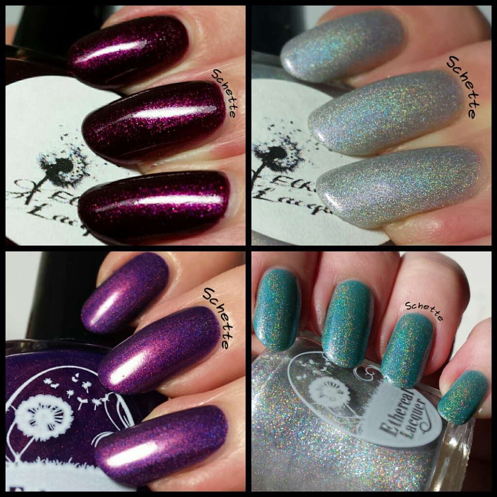 Ethereal Lacquer - Worlds Appart, Claire de Lune, Hex and Wychwood