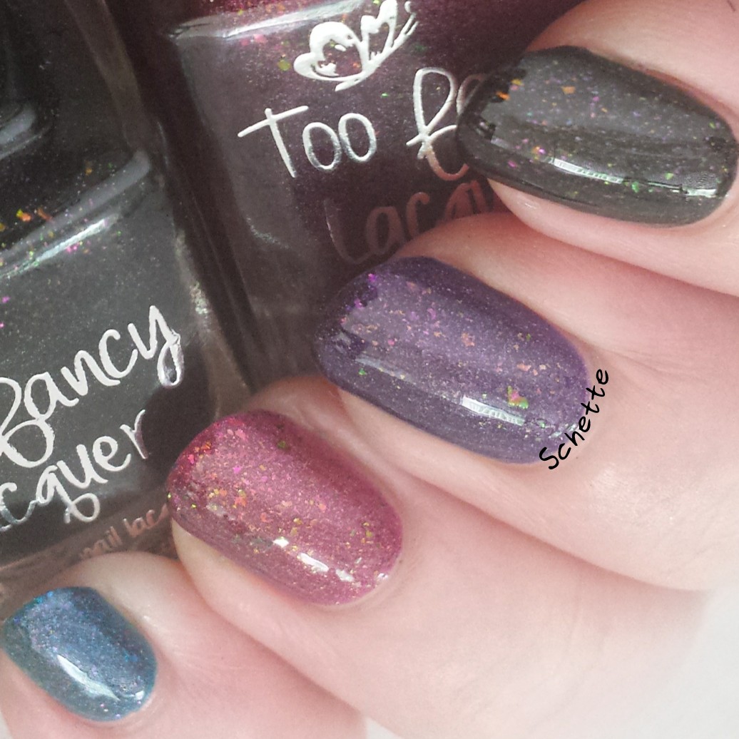 Too Fancy Lacquer - The Glowing Collection