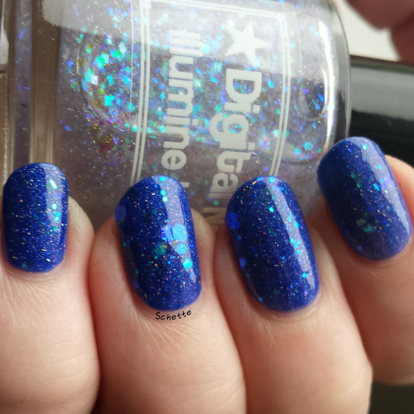 Blue Eyed Girl : November Destination Duo with Digital Nails