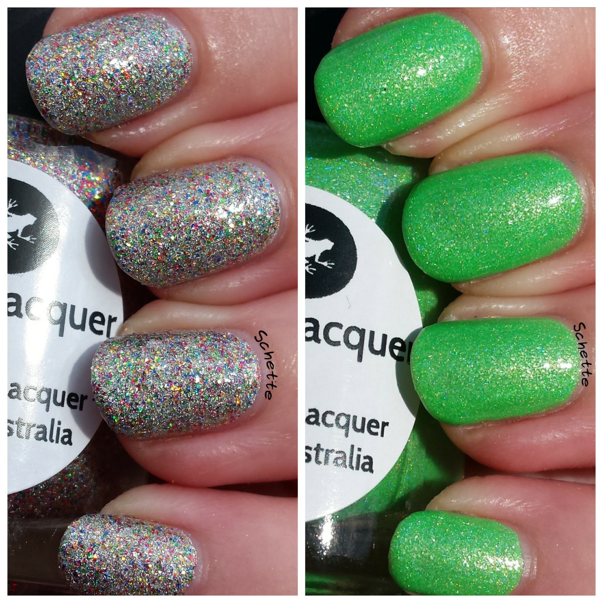 Lilypad Lacquer : Sherbet Sprinkles, Lime Zinger 