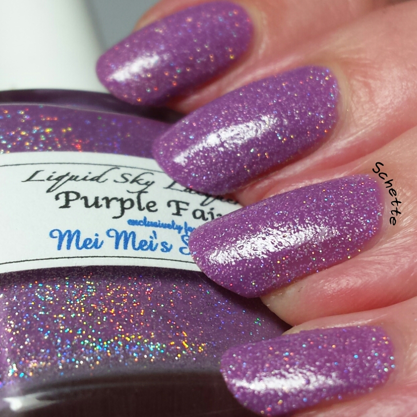Liquid Sky Lacquer : Wish <3 Hugs <3 Love, Purple Fairy