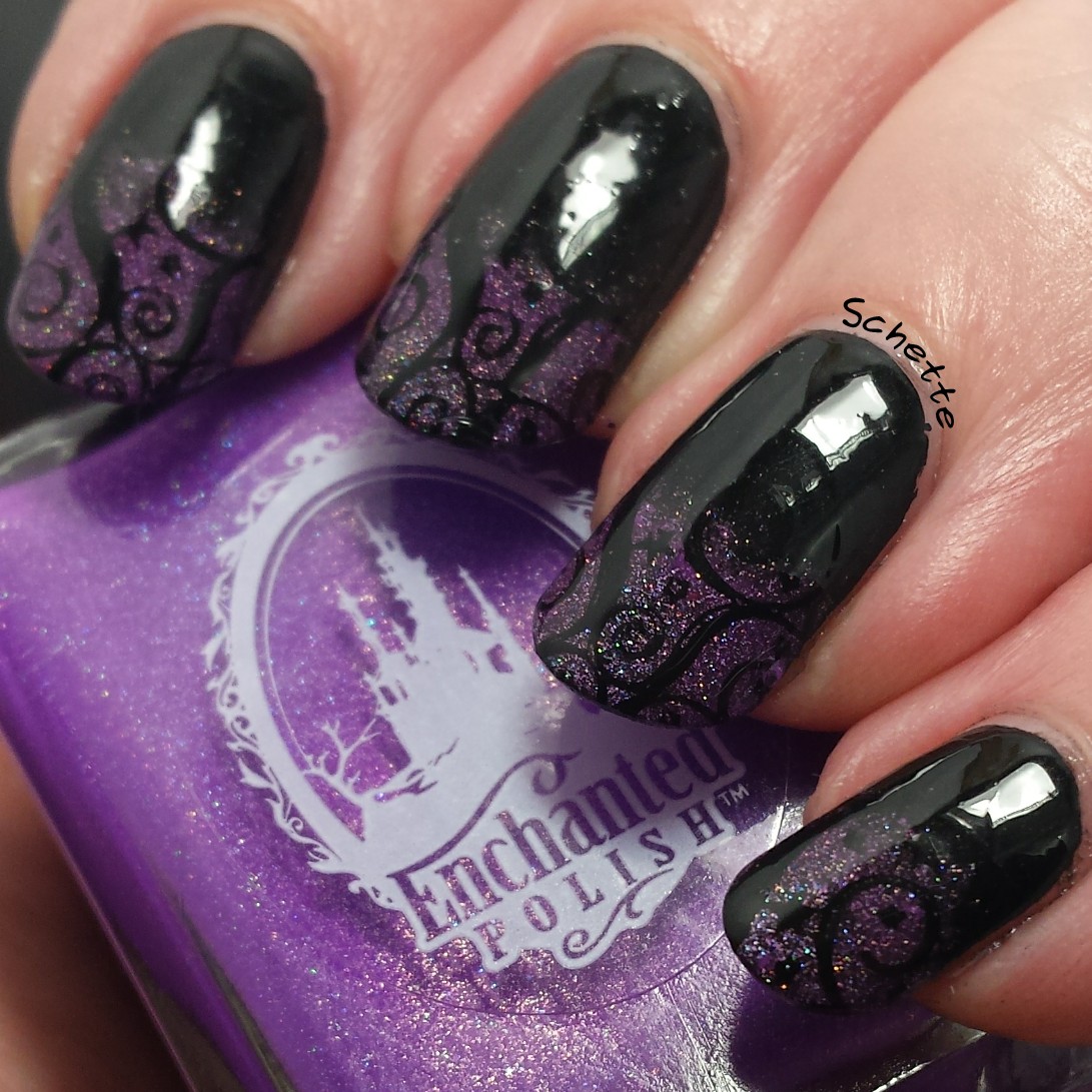 Nail Hoot : Pure Black Stamping, Pure White Stamping