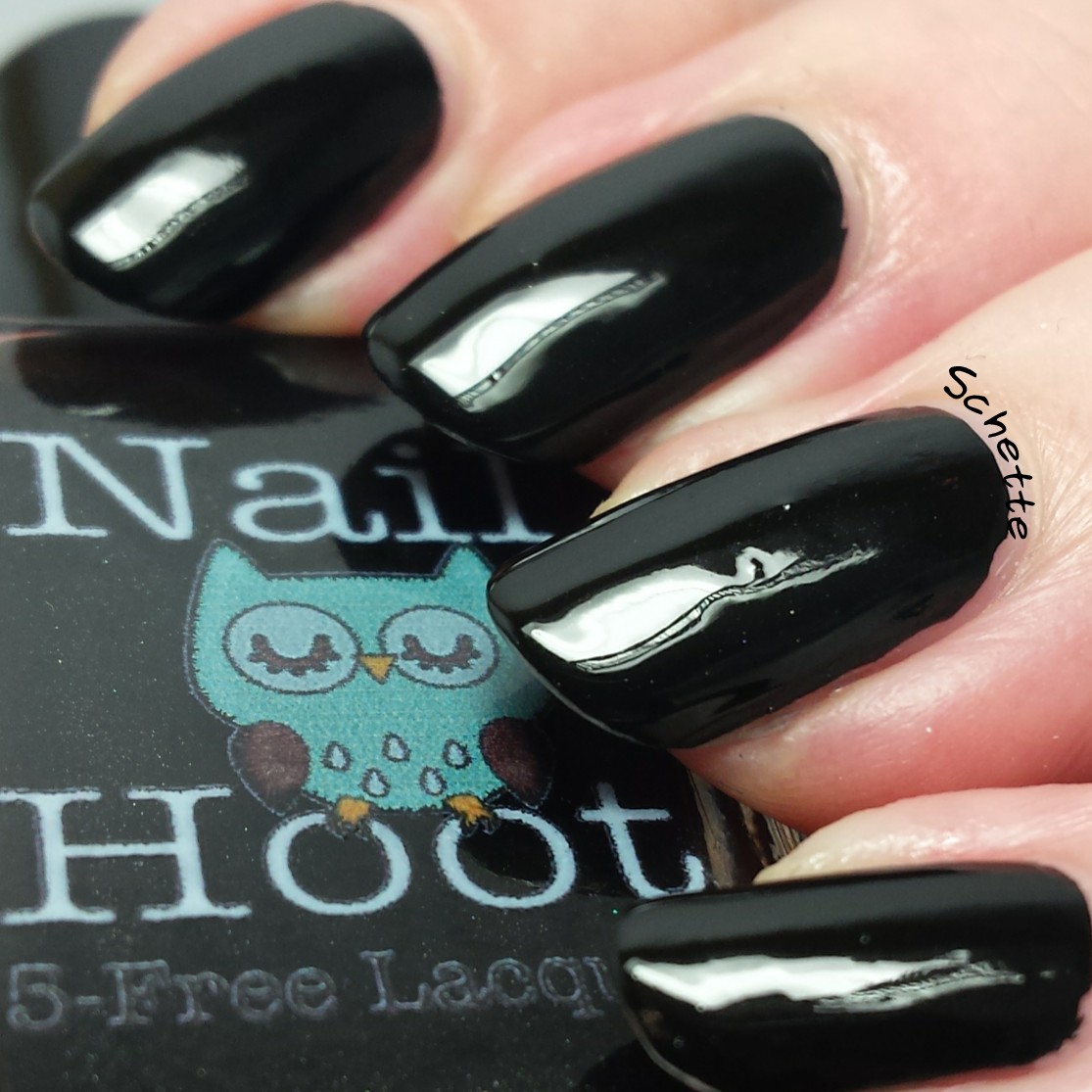 Nail Hoot : Pure Black Stamping, Pure White Stamping