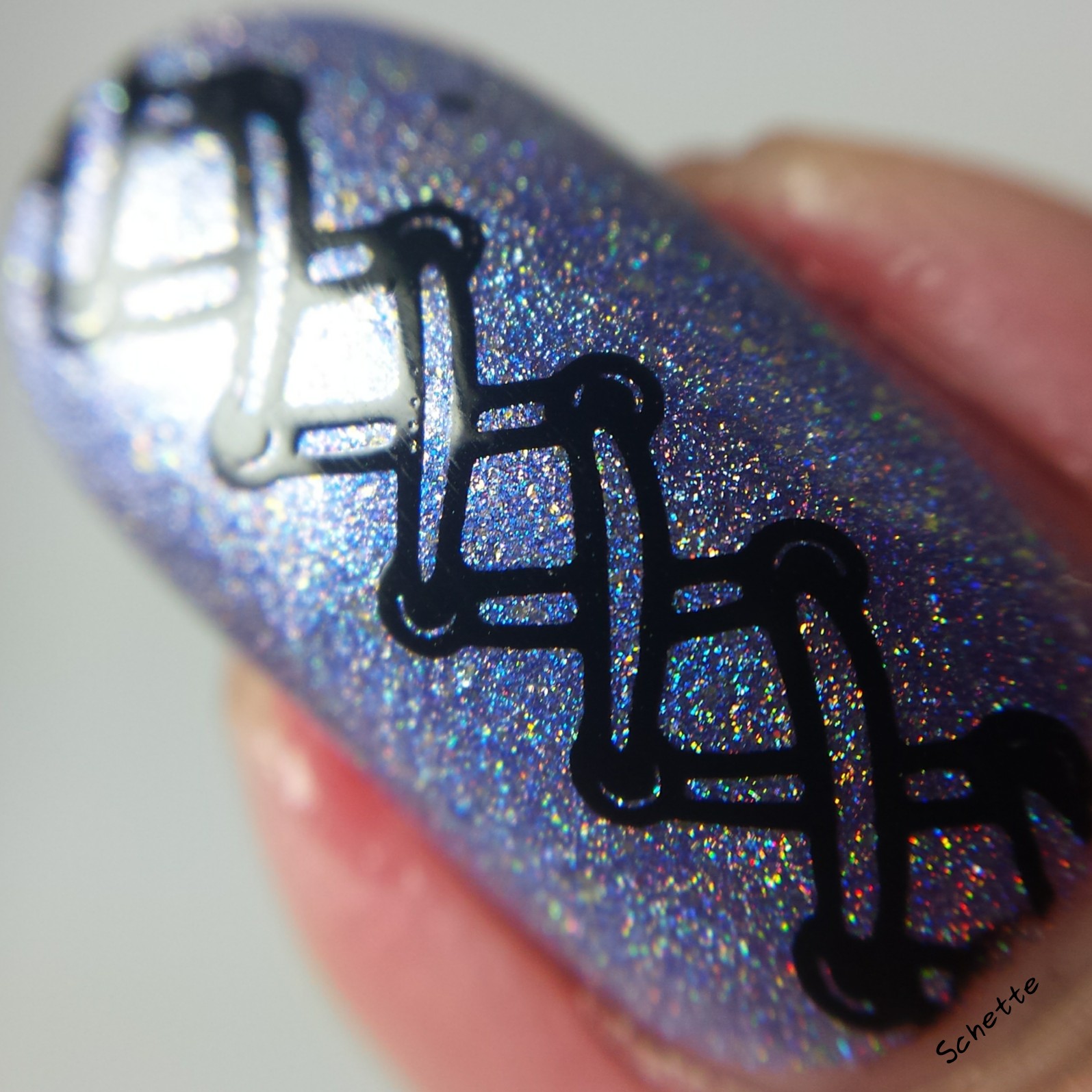 Nail Hoot : Pure Black Stamping, Pure White Stamping