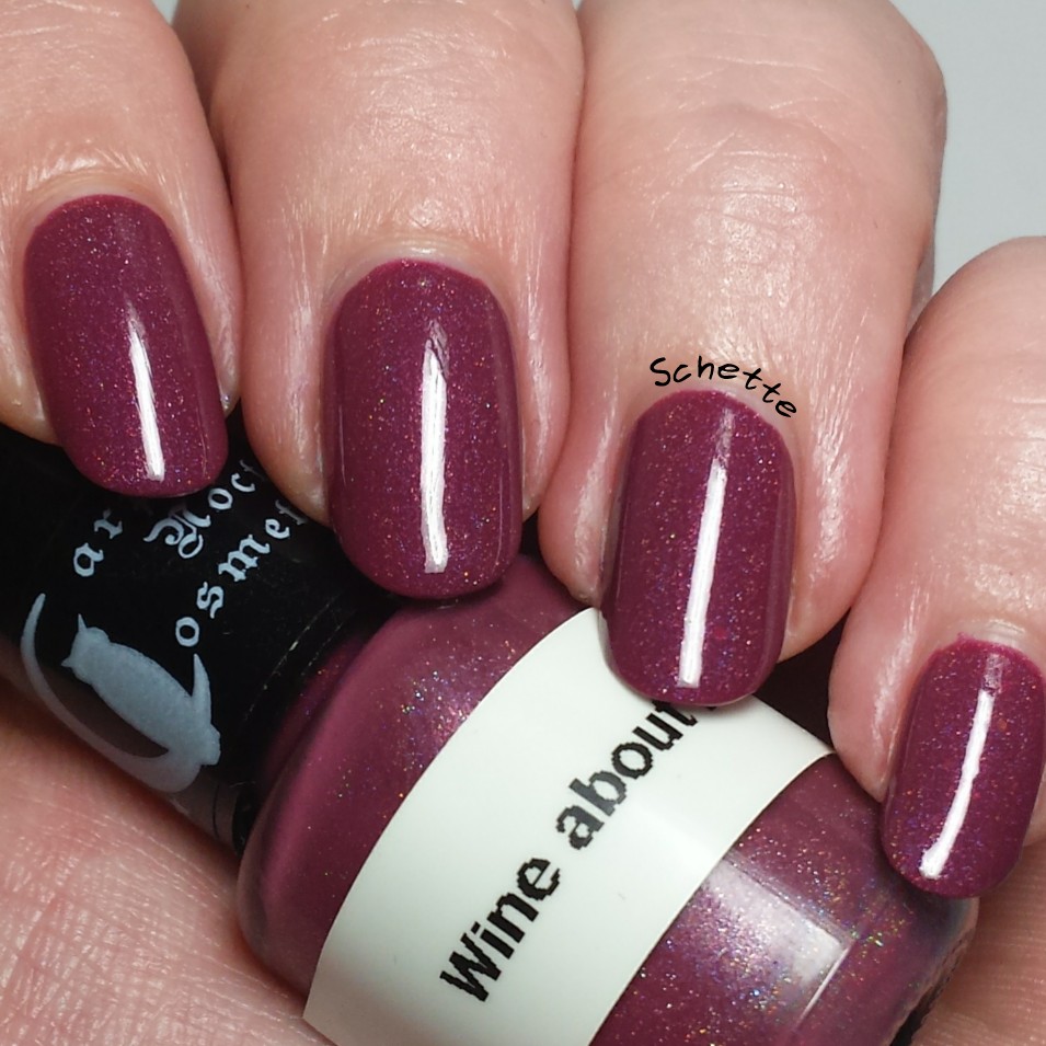 Carpe Noctem Cosmetics - Midnight Mayhem, Wine about it