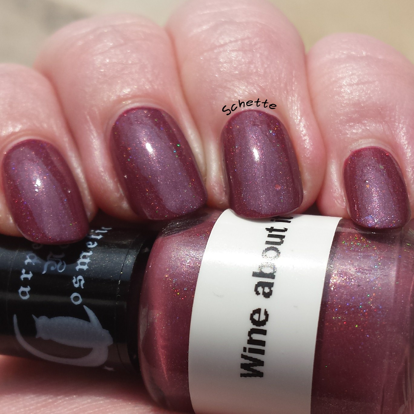 Carpe Noctem Cosmetics - Midnight Mayhem, Wine about it