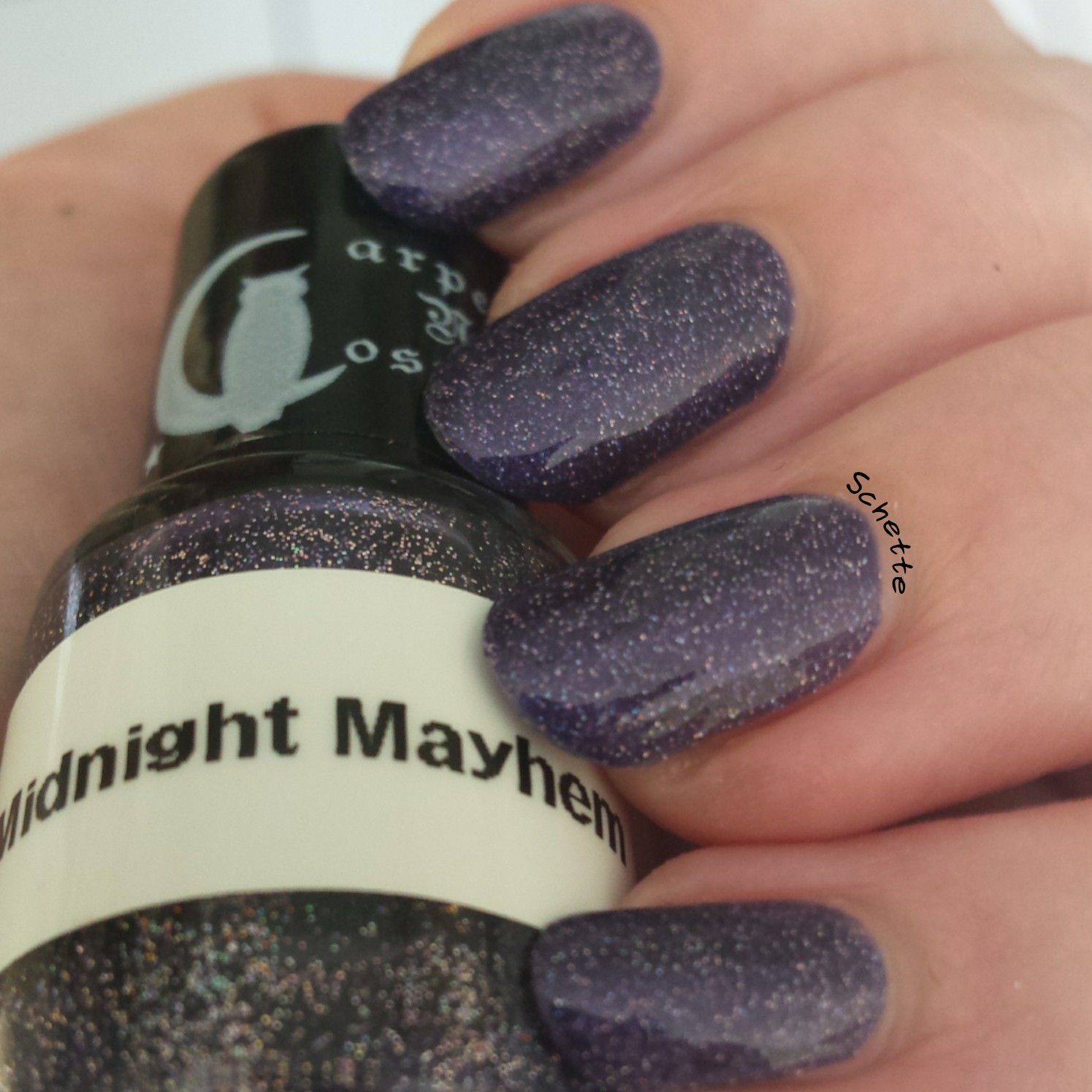 Carpe Noctem Cosmetics - Midnight Mayhem, Wine about it