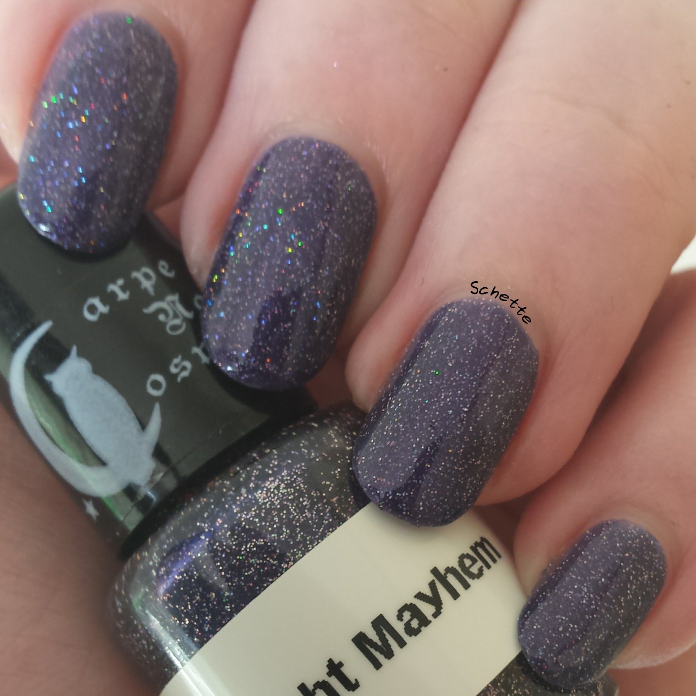 Carpe Noctem Cosmetics - Midnight Mayhem, Wine about it