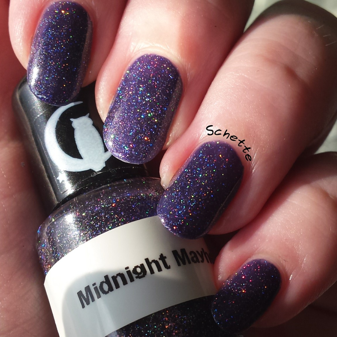 Carpe Noctem Cosmetics - Midnight Mayhem, Wine about it