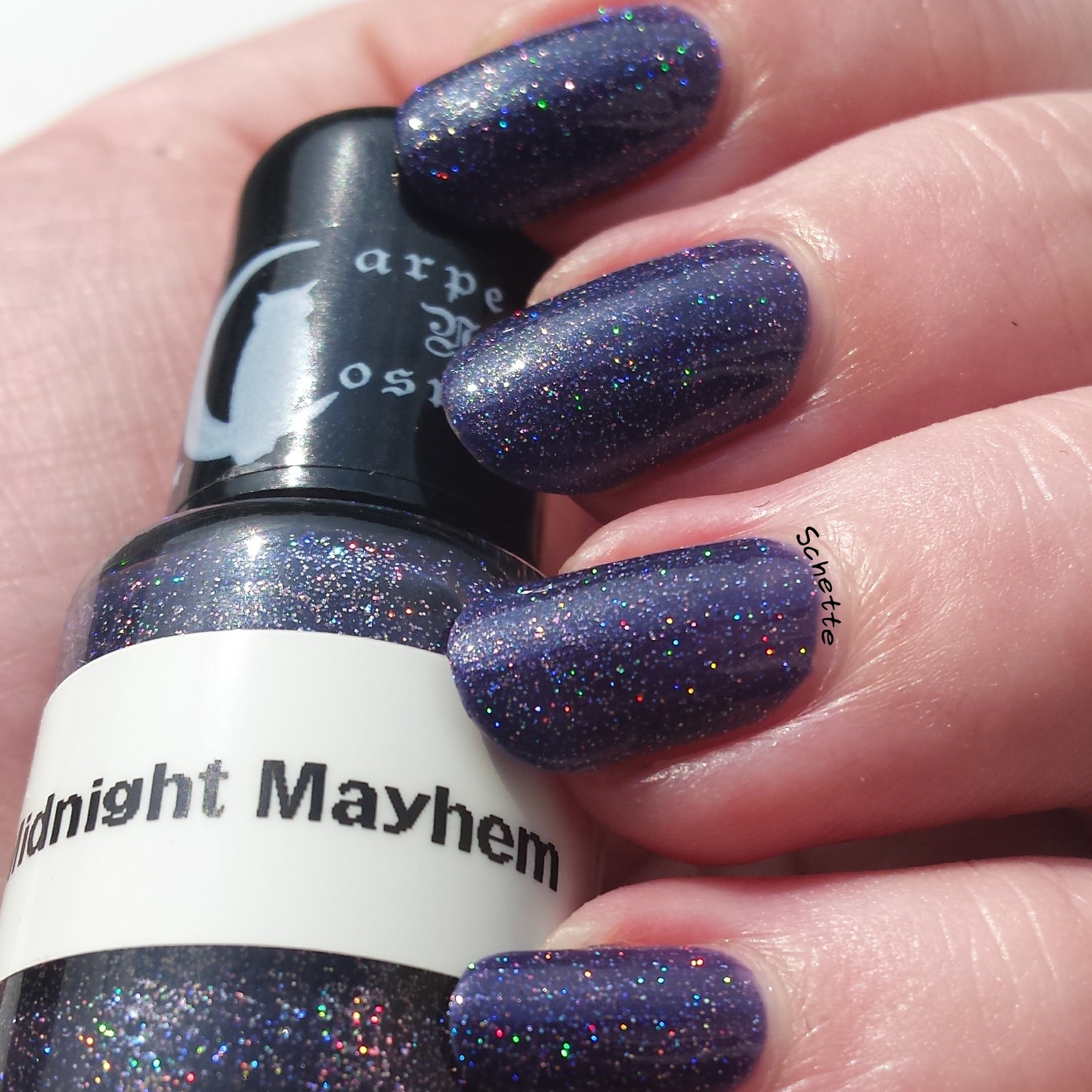 Carpe Noctem Cosmetics - Midnight Mayhem, Wine about it