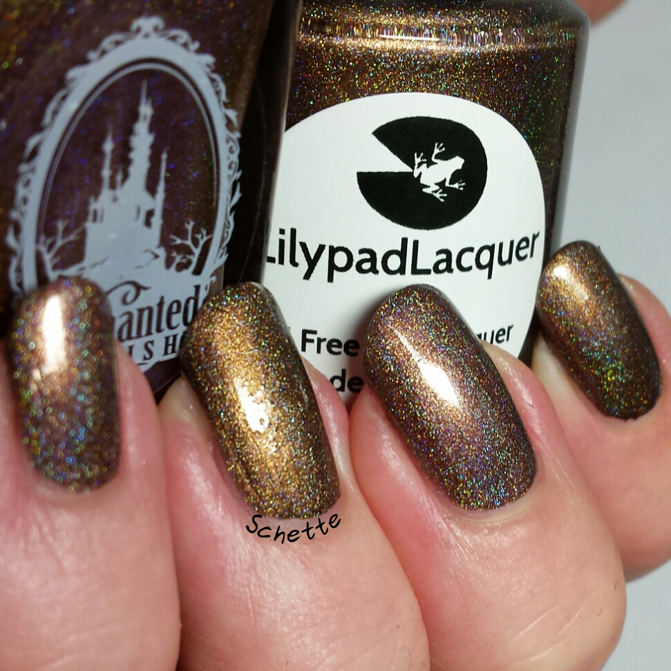 Comparison Enchanted Polish Hot Chocolate Vs Lilypad Lacquer Chocollo