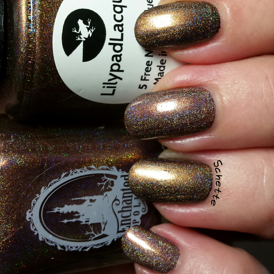 Comparison Enchanted Polish Hot Chocolate Vs Lilypad Lacquer Chocollo