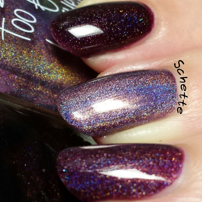 Too Fancy Lacquer : Aphrodite Comparison