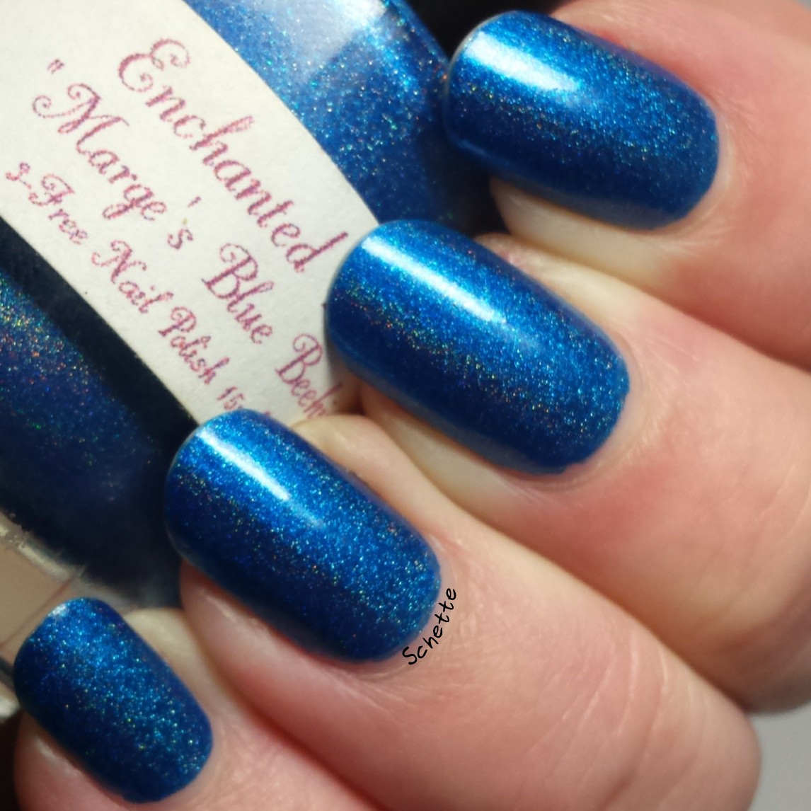 Enchanted Polish : Marge's Blue Behive (fatty)