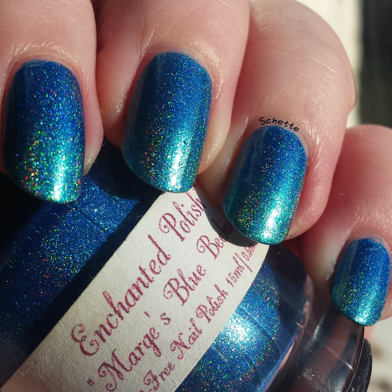 Enchanted Polish : Marge's Blue Behive (fatty)